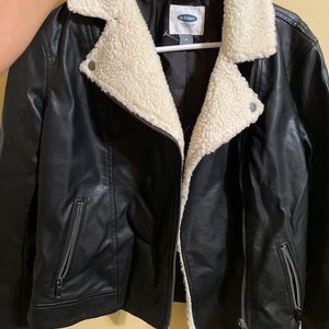 Leather jacket from Old Navy